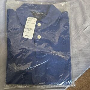 Brooks Brothers Classic Blue Polo NWT Sealed - Navy youth XS